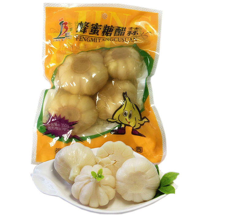 Farmhouse handmade cured honey sugar Vinegar Garlic garlic Peacia State special to open the stomach Next meal Vegetable Pickle Sauce 2 Bags