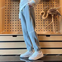 Burne Apparel Shang Xingqi Clothing Early Spring New Lovers The Same Pants Leggings Small Leather Leather Bouquet Pair Of Casual Pants