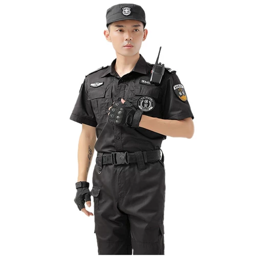 Быстросохнущий осенний комплект для работы, униформа, элитный лонгслив, короткий рукав