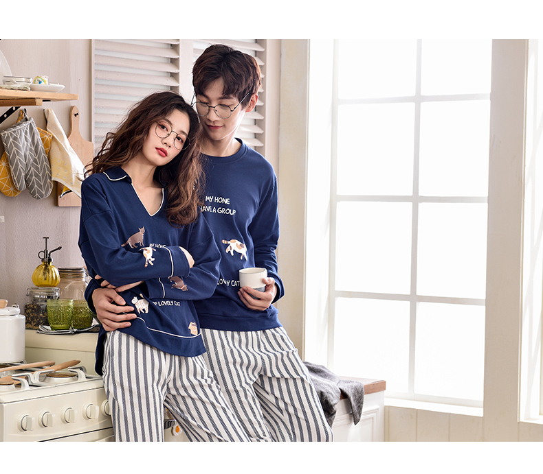 Pyjama mixte en Coton à manches longues - Ref 3006151 Image 33