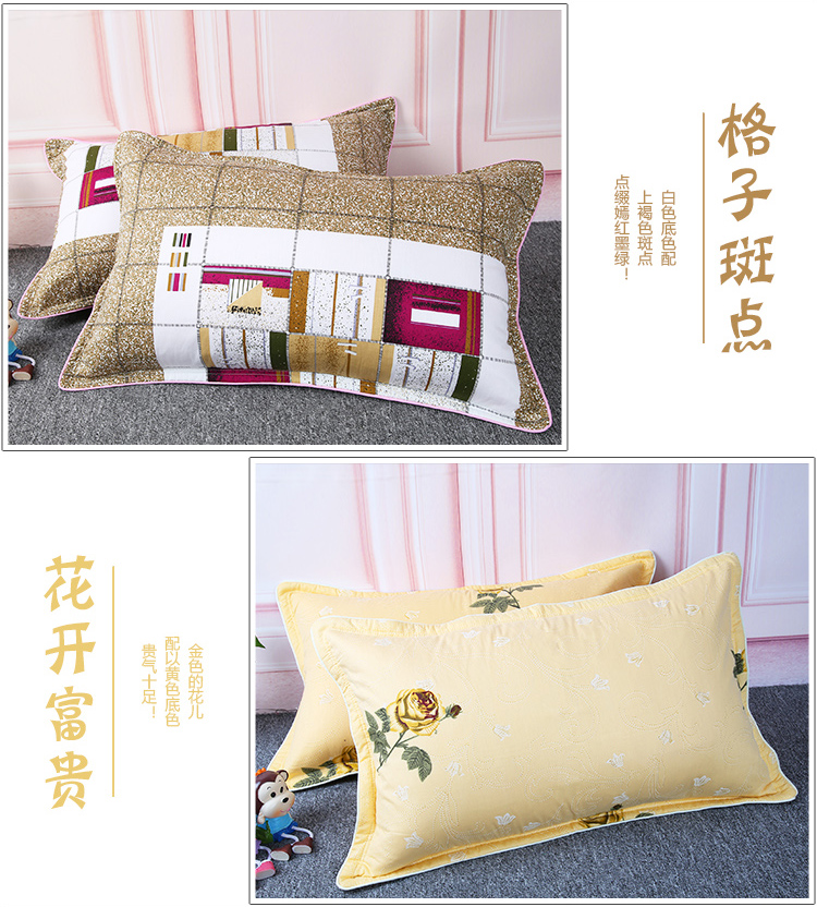 Gối sinh viên ký túc xá đơn gối gối cổ gối người lớn gối bông cổ tử cung nhà một gối trúc điều hòa