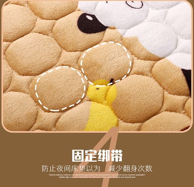 Giường flannel mattress nệm ký túc xá sinh viên 0,9 đơn 1m mỏng 1,2m giường 1,5 lần giặt gấp 1,8m đệm giá nệm kim cương