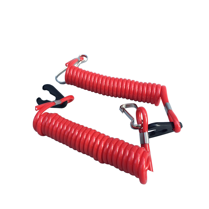 Boutique mountain leaf outboard motor boat accessories Flameout rope Flameout switch Ignition key Safety rope