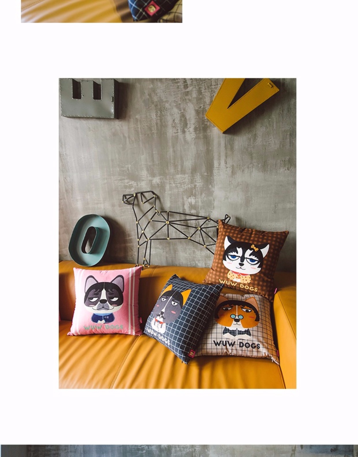 Carihome Bắc Âu đơn giản phòng khách sofa gối đệm văn phòng dễ thương giường gối giường đệm trở lại - Trở lại đệm / Bolsters gối tựa ghế
