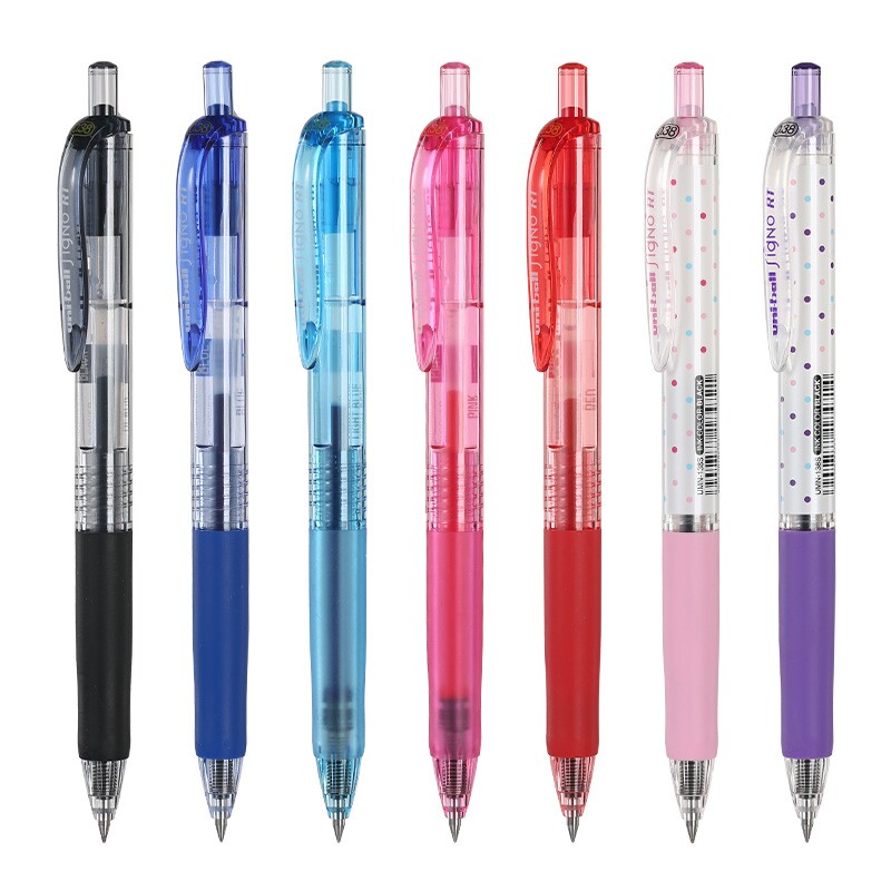 5 Japanese Mitsubishi UNM-138 color press neutral pen student accounting office pen 0.38mm