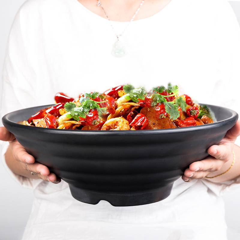 Mamine Spicy Pot bowl spicy hot bowl Net Red large Maocai Pickles fish tableware noodle bowl soup bowl Commercial Bowl