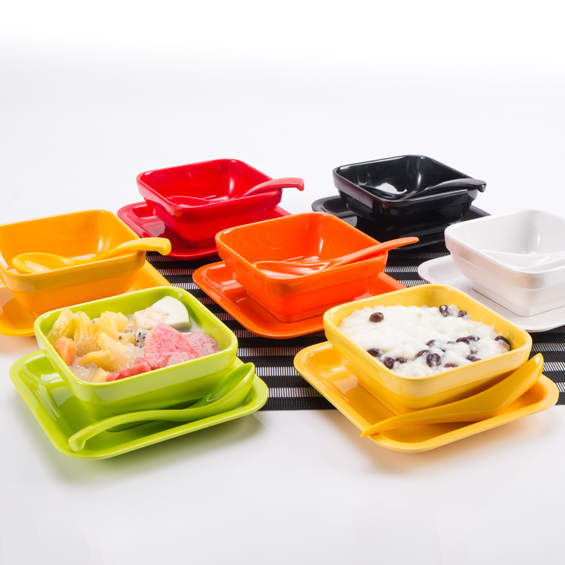 Net Red Melamine Similio Sugar Water Bowl Special Taro Round Burning Fairy Grass Sweet Bowl Creative Plastic Small Bowl Commercial Cutlery