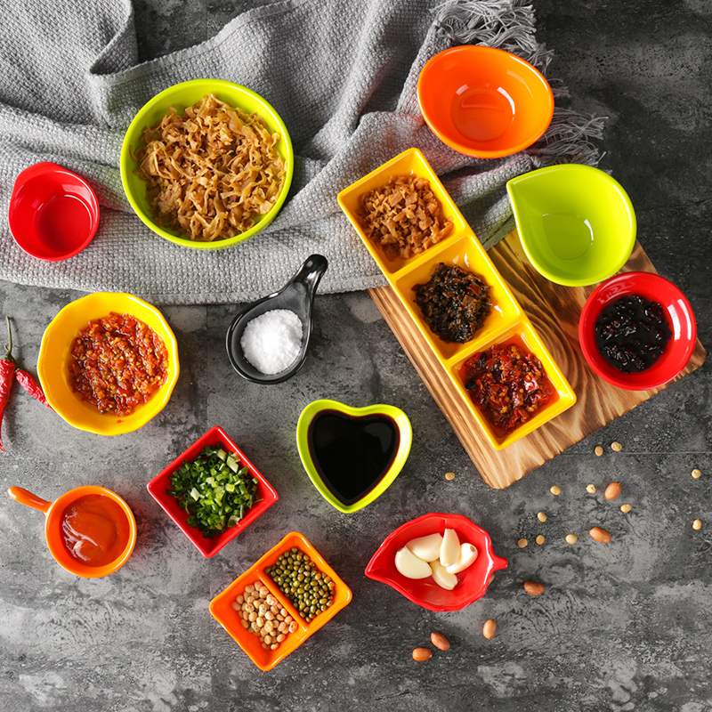Melamine hot pot Dogg two-g-three-g small-taste sauces plastic small-taste sauces Sauces Vinegar Sauces for commercial cutlery
