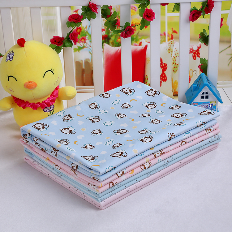 Baby isolation pad Double-sided four seasons crystal velvet waterproof breathable newborn children washable leak-proof pad Oversized nursing pad