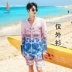 Ba cặp đôi kỳ lạ đồ bơi nữ chia tay bảo thủ 2019 Quần nam Hàn Quốc mới đi biển Sanya mặc đồ bơi - Vài đồ bơi 	đồ đôi đi biển dep	 Vài đồ bơi