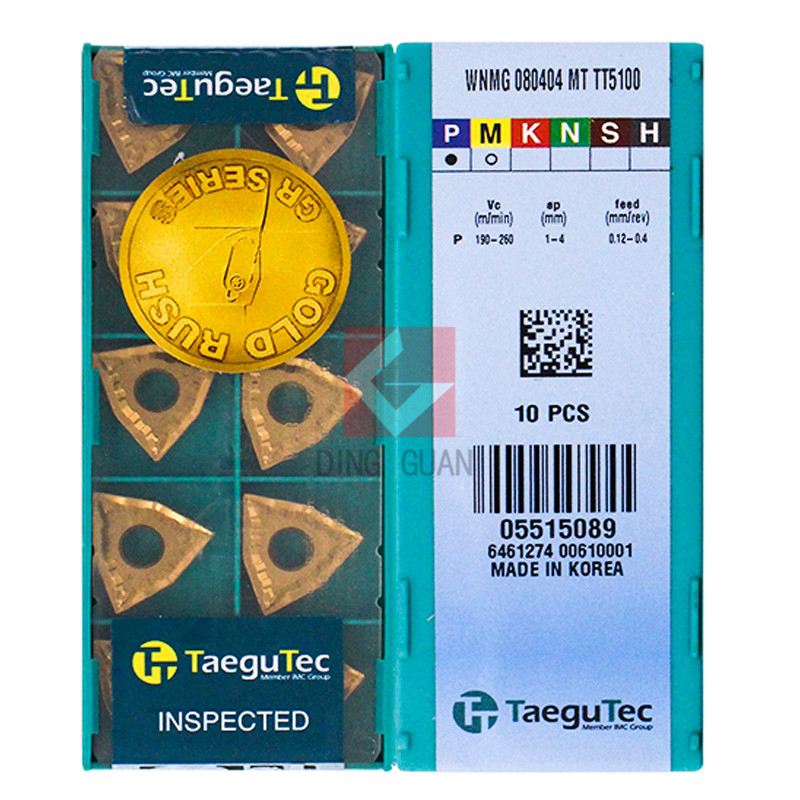  Korea Teguk Taegutec Numerical Control Blade WNMG080404 MT TT5100 -Taobao