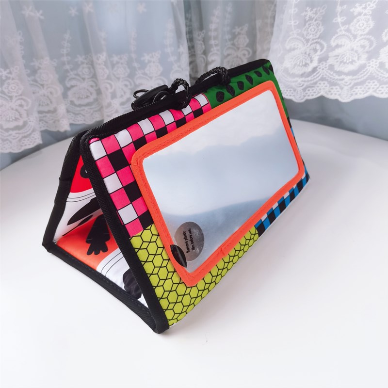 Baby Car Safety Mirror Haha Mirror Foldable Cognition Wall Chart Visual Training Toy Car Bed Hang Early Teach-Taobao