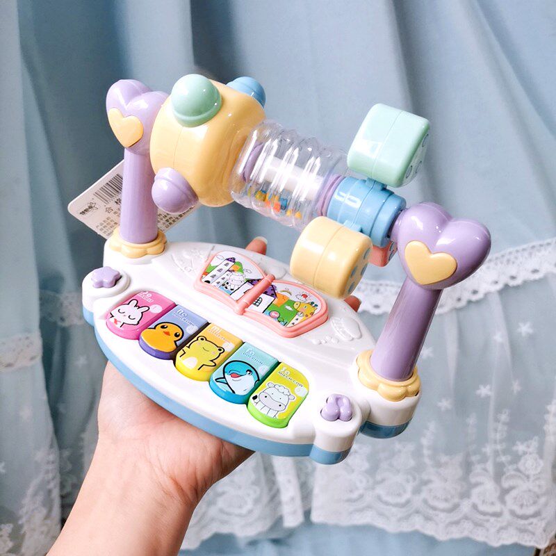 New Jelly Color Music Cen Cartoon Music Light Kids Song Stories Early Education Puzzle Children Toy Babies Play