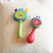 Baby hand grasping rattle sand hammer rattle teether toy training grasping ability hand crank ring 0-1