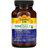 Country Life Core Daily для мужчин, 1 таблетка многомерных сложных витаминов, свободных от йода