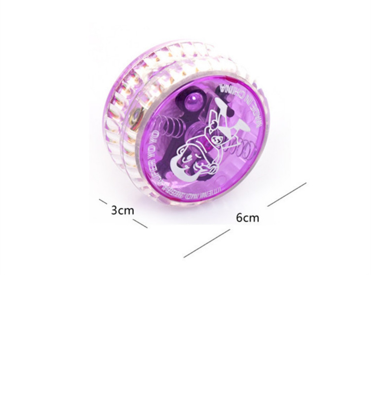 Sáng Yo-Yo Yoyo Đồ chơi Yo-Yo Trẻ em Câu đố Sinh viên Đồ chơi Sáng tạo Nhựa Xoay UU Bóng Chói thế giới đồ chơi
