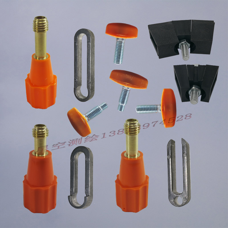 Mapping instrument General level meter warp and weft instrument full station instrument tripod fitting center screw plug wood stopper block