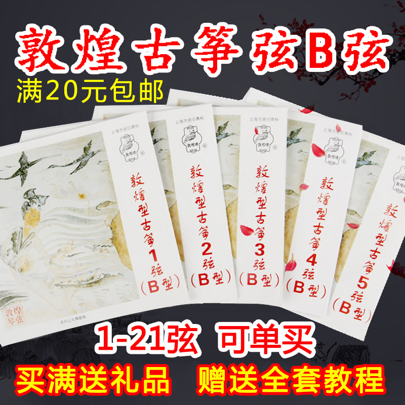 Guzheng string type b Professional performance type Standard Dunhuang Guzheng string type b No 1-21 Guzheng string set