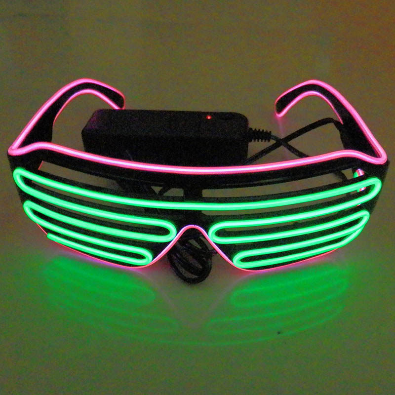 LED blinds glowing glasses bar atmosphere props nightclub KTV decorative glasses Net red bouncing light glasses