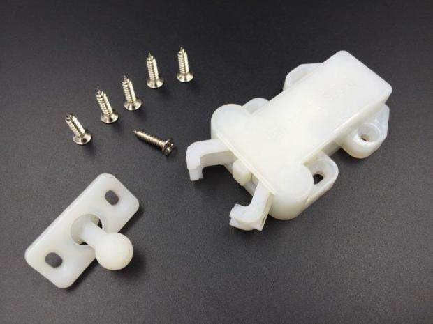 Cabinet door rebound self-opening nylon beetle rebound self-locking door toucher overhaul display bracket self-locking