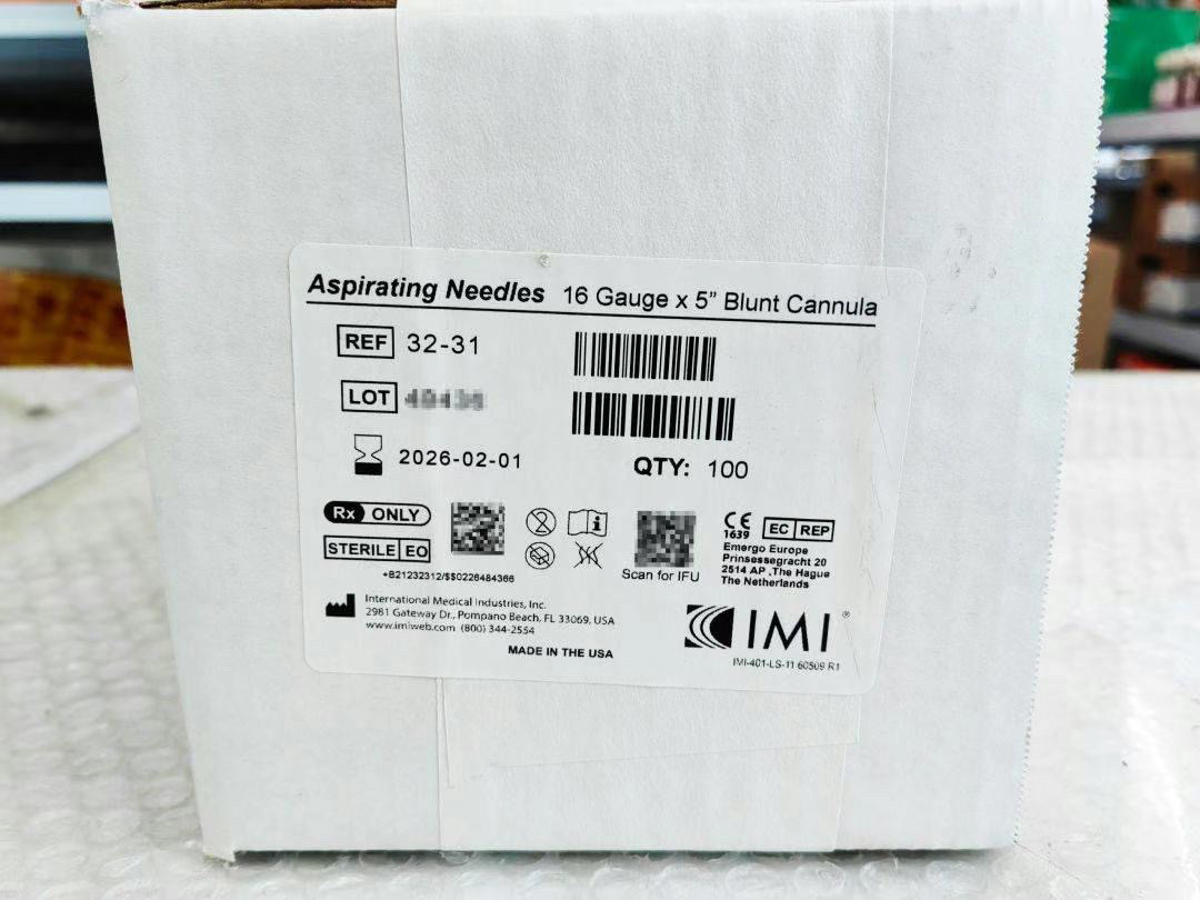 IMl(International Medical Industry) 32-31套管 16 gauge X 5