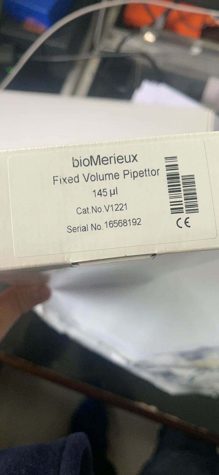 梅里埃 bioMERIEUx 固定量程移液器 V1221 145ul