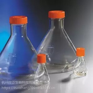 Corning康宁 500ml 三角培养瓶 带透气盖PPCO培养瓶 带隔板431401