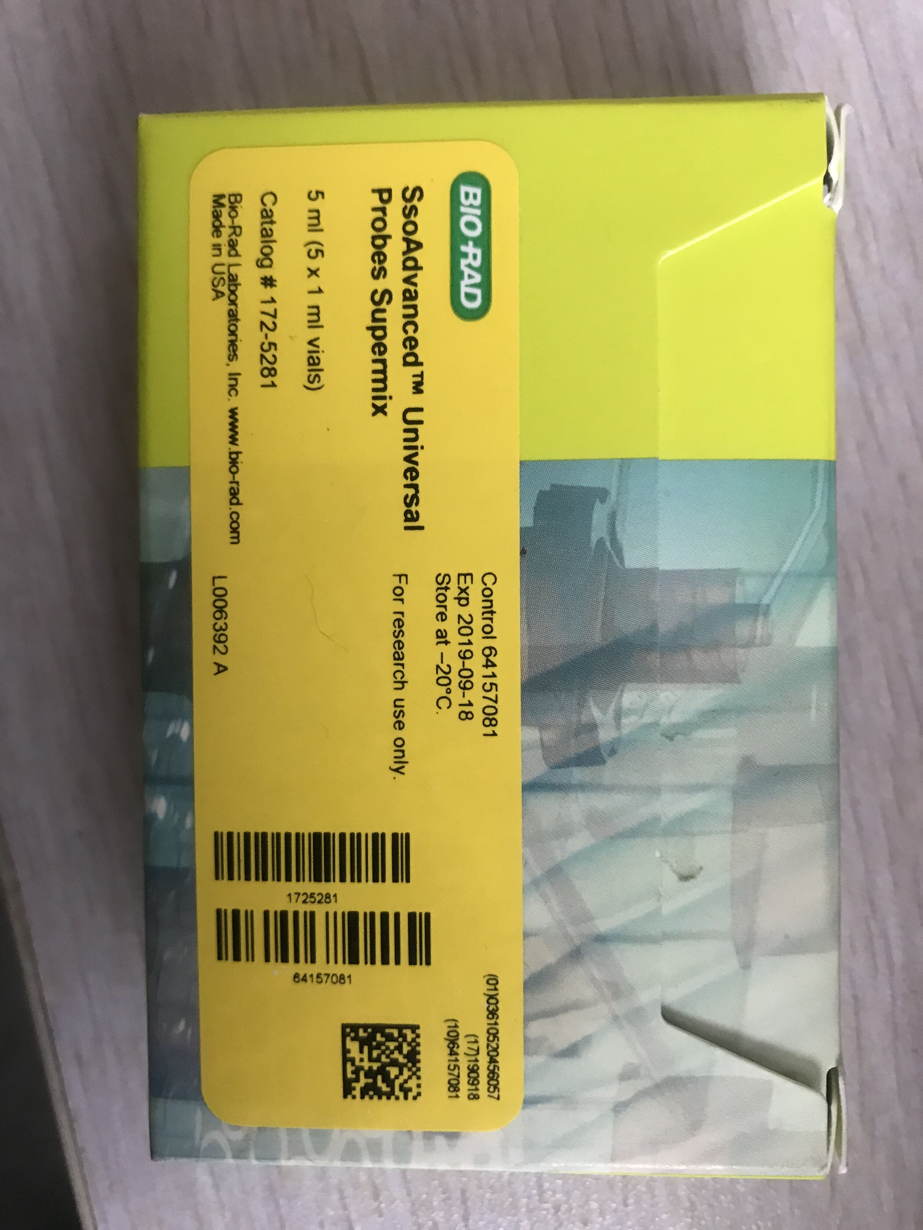 bio-rad伯乐1725281 SsoAdvanced? Universal Probes Supermix
