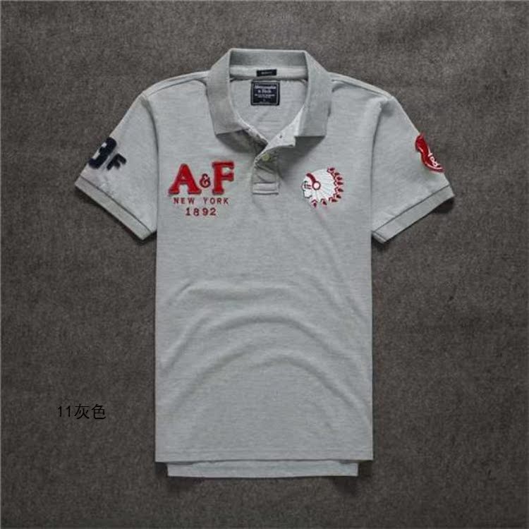 Mùa hè 2018 mới AF nam ve áo ngắn tay màu đơn giản POLO áo sơ mi af thời trang nam xu hướng nửa tay áo áo polo nam hàng hiệu