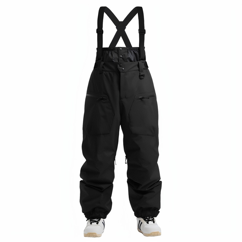 Gsousnow Split Bib Ski Pants for Men and Women, Thickened with Cotton, Warm, Windproof, Waterproof, Snow Assault Pants Gsousnow Split Bib Ski Pants for Men and Women, Thickened with Cotton, Warm, Windproof, Waterproof, Snow Assault Pants