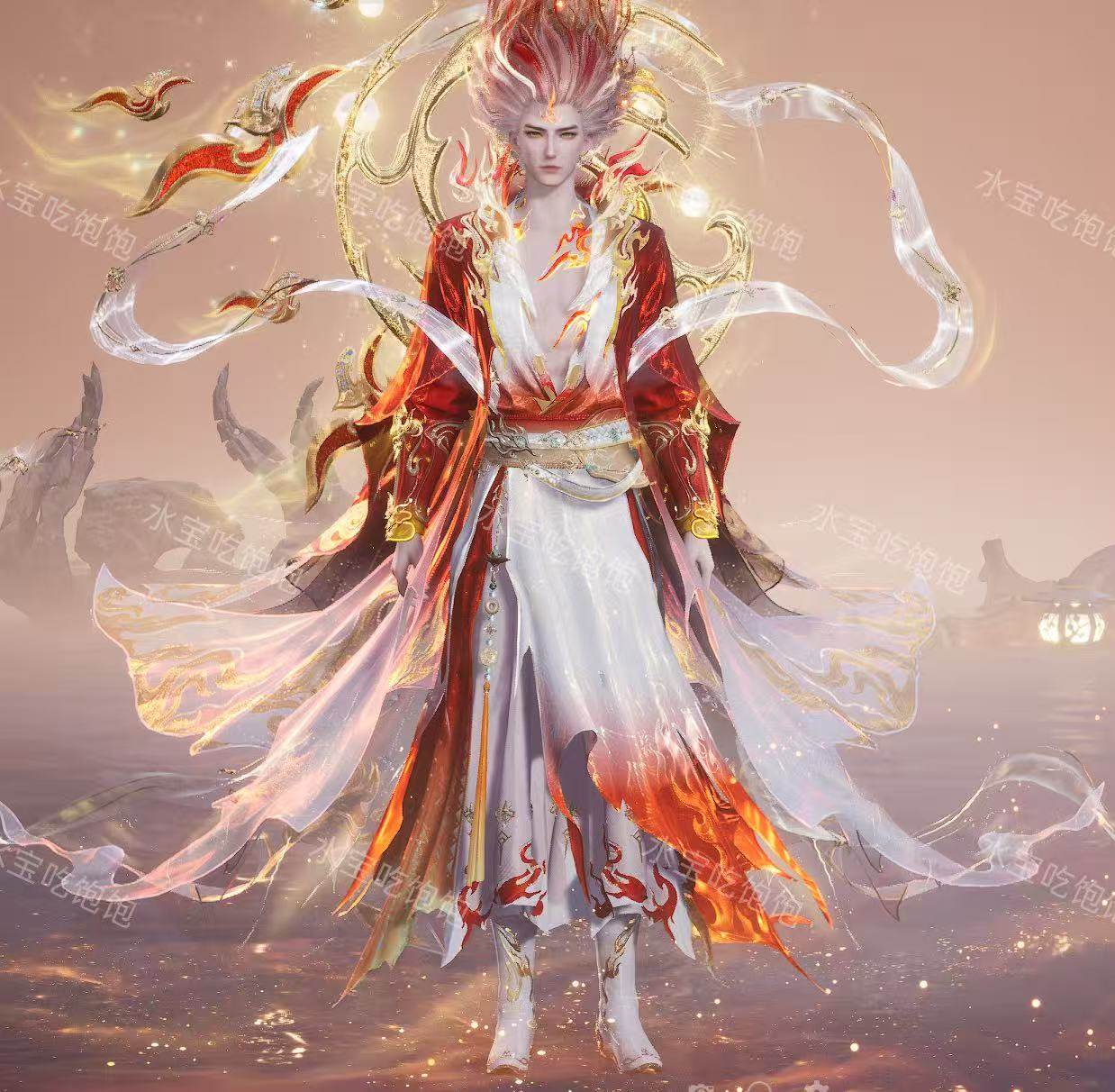 水宝原创】风火凌霄诛仙世界成男时装染色鬼王法宝血练_手机游戏_淘宝游戏网