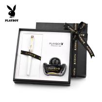 Playboy pen white marble adult business male Lady gift ink set elbow art pen lettering