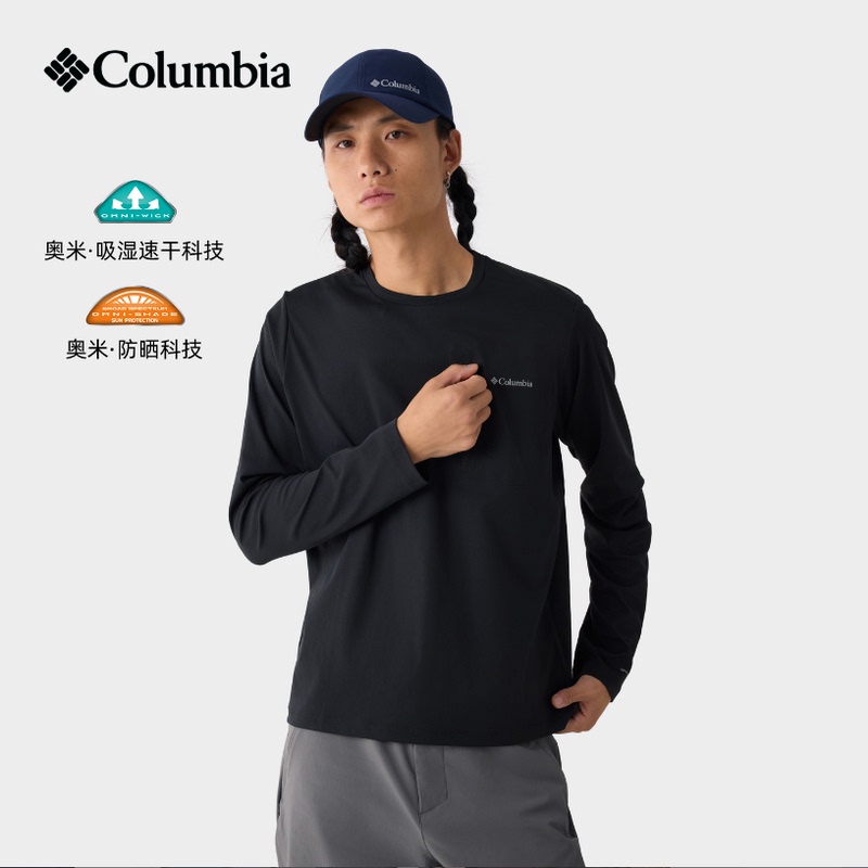 2026 Autumn and Winter New Product Columbia Men's Upf50 Sun Protection Moisture-Absorbing Quick-Drying T-Shirt Ae3435 2026 Autumn and Winter New Product Columbia Men's Upf50 Sun Protection Moisture-Absorbing Quick-Drying T-Shirt Ae3435