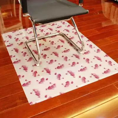 Wooden floor soft glass protective mat computer chair protective floor mat turn chair Mat chair Mat chair Mat