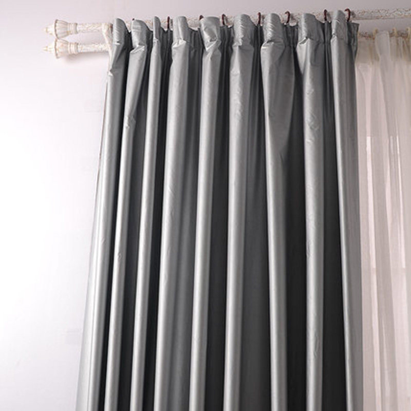 CL] Bamboo moon pavilion curtain finished thickened upgrade shading cloth Bedroom shading heat insulation shading custom curtain cloth