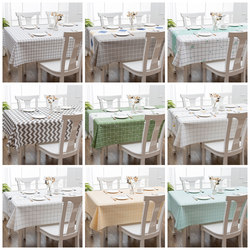 Nordic dining table cloth waterproof oil -proof Wash PVC net red tablecloth desk INS student coffee table cushion cloth art writing
