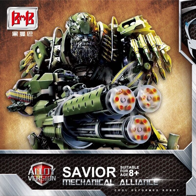 Deformed toy robot King Kong genuine black Mamba detective autobot model hand-made children's boy toys