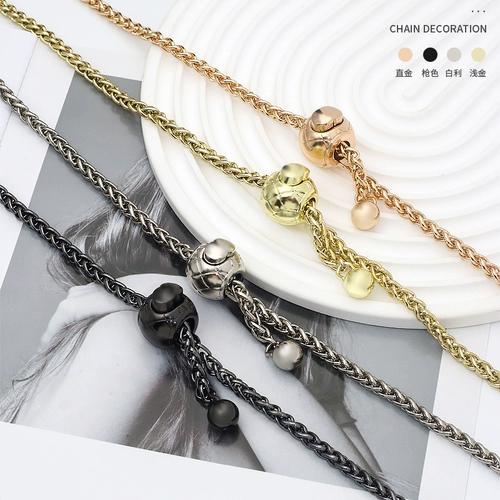 Сумка, цепь, регулируемые аксессуары, бретели, металлическая цепочка, не выцветает