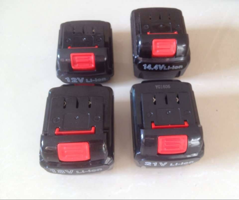 Rechargeable drill 12v14 4V18V21V flashlight turn drill flat push battery battery drill lithium battery electric drill accessories