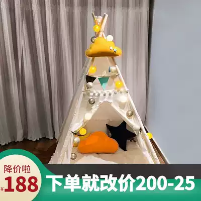 Children's small tent room interior decoration toddler toy Indian princess girl boy sleeping Net red Game House