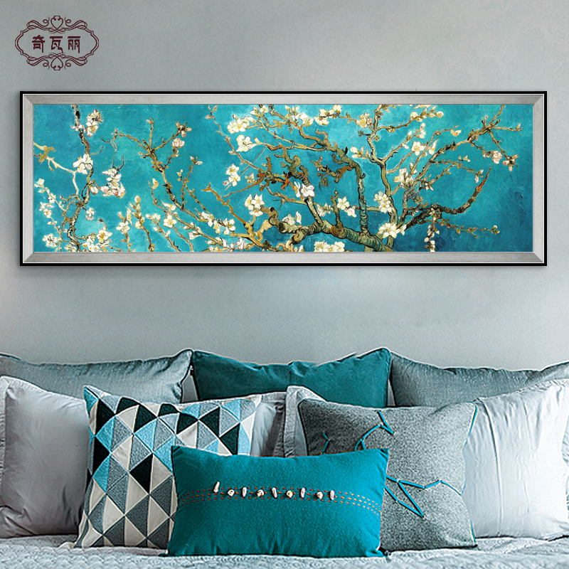 Van Gogh bedroom Decoration Painting Eurostyle Hung Painting American Bedside Painting room frescoed master sleeper apricot Sleeping Lotus Oil Painting Living Room