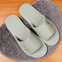 Woodpecker genuine leather slippers for male and female lovers Summer indoor home slippers non-slip soft bottom full cow leather sandals