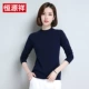 Áo len phụ nữ Hengyuanxiang mùa thu đông - Vòng cổ áo len cardigan nữ