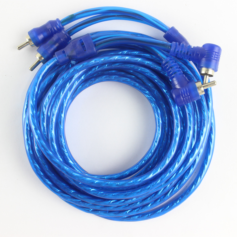 Car Sound Audio Line 4 5 m CAR AUDIO CONNECTION WIRE MOUNTING POWER AMPLIFIER LOW SOUND GUN HOST AUDIO LINE