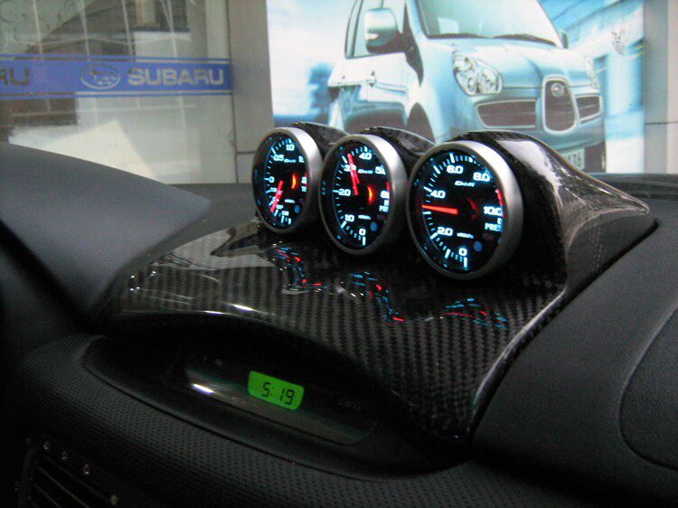 Speed Bully Forest People Car 07-08 Retrofit Carbon Fiber Material Three Holes Meter Cover Direct