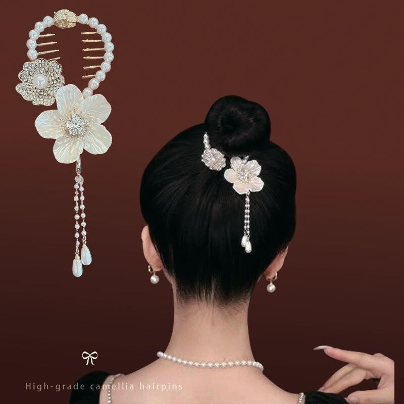 Dai Ethnic Group Flowers Yunnan Dance Headwear Thai National Wind Hair Decoration Performance Clothing Accessories Shadow Building Mountain Tea Flower Flow Su-Taobao