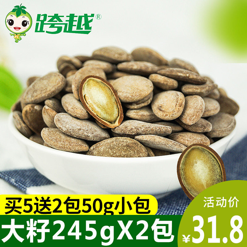 Leaping Melon Seeds Selected Tianzhu Mountain Specialty Melon Seeds Roasted Seeds Office Leisure Snacks 500g New Large Grains