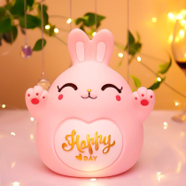 Creative 2021 New cute savings savings change piggy bank children Net red girls girls can take out