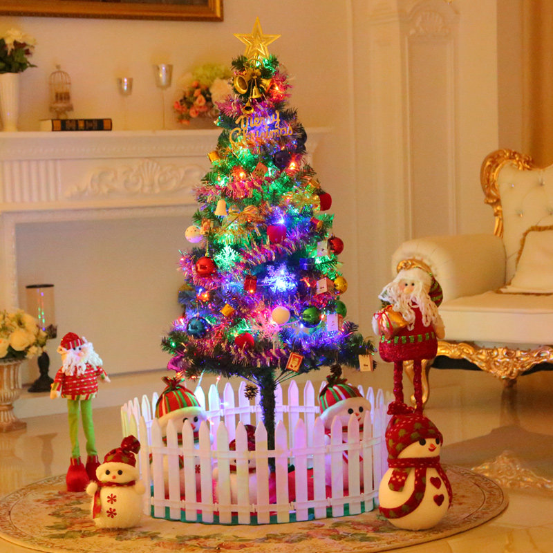 Christmas desktop Small Christmas Tree Mini 60cm1 5 m 1 8 m 2 1 m luminous package suit Home