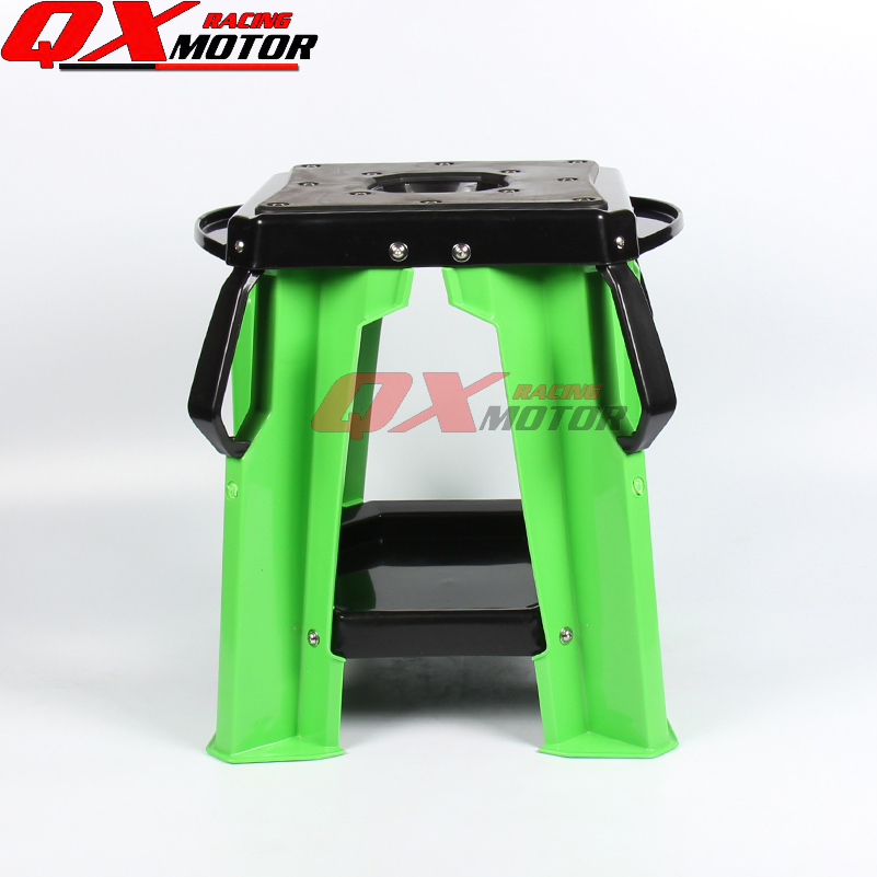 Off-road sửa chữa xe máy giữ công cụ bảo trì công cụ hiển thị stand sửa chữa phân giả ktm đậu xe băng ghế dự bị cờ le